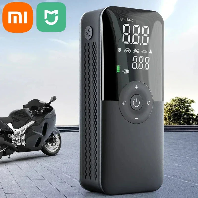 Xiaomi Mijia Injetor de Pneus Sem Fio 7.4V Automóvel Bomba Automática Portátil Compressor Elétrico Inflador